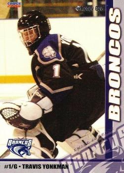 2007-08 Choice Swift Current Broncos (WHL) #NNO Travis Yonkman Front