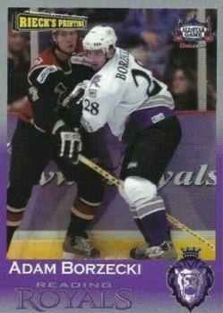 2004-05 Rieck's Printing Reading Royals (ECHL) #25 Adam Borzecki Front