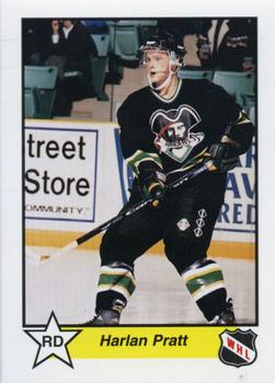 1996-97 Prince Albert Raiders (WHL) #18 Harlan Pratt Front
