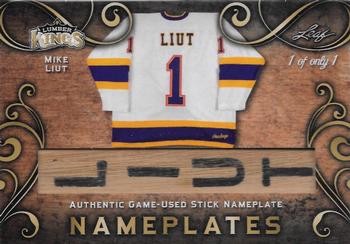 2017 Leaf Lumber Kings - Nameplates #N-ML2 Mike Liut Front
