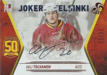 2017-18 Sereal Jokerit Helsinki - Autographs #JOK-AUT-018 Eeli Tolvanen Front