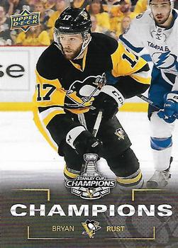 2016 Upper Deck Stanley Cup Champions Box Set #13 Bryan Rust Front