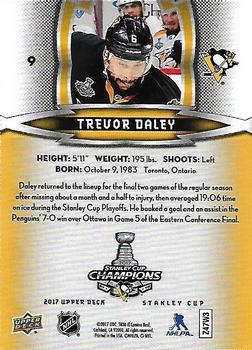 2017 Upper Deck Stanley Cup Champions Box Set #9 Trevor Daley Back