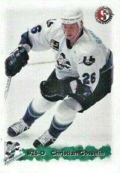 1998-99 SplitSecond Kentucky Thoroughblades (AHL) #10 Christian Gosselin Front