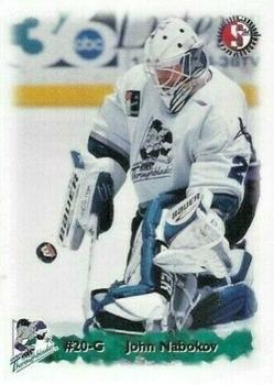 1998-99 SplitSecond Kentucky Thoroughblades (AHL) #17 Evgeni Nabokov Front