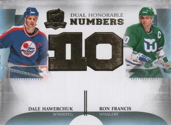2013-14 Upper Deck The Cup - Artist Proof Honorable Numbers-Duals #NNO Dale Hawerchuk / Ron Francis Front