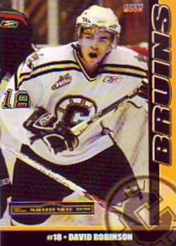 2007-08 Choice Chilliwack Bruins (WHL) #7 David Robinson Front