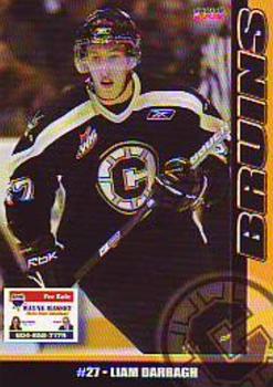 2007-08 Choice Chilliwack Bruins (WHL) #13 Liam Darragh Front