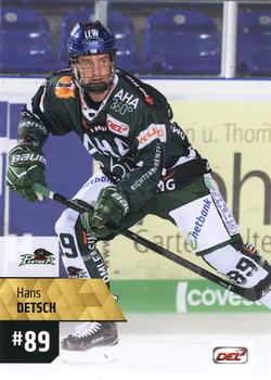 2017-18 Playercards (DEL) #DEL-013 Hans Detsch Front