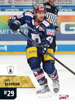 2017-18 Playercards (DEL) #DEL-020 Jens Baxmann Front
