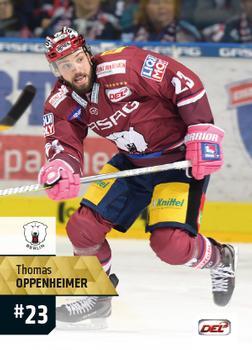 2017-18 Playercards (DEL) #DEL-022 Thomas Oppenheimer Front