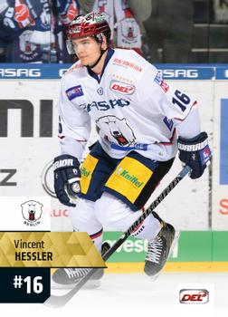2017-18 Playercards (DEL) #DEL-023 Vincent Hessler Front