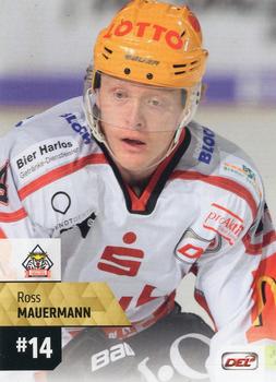 2017-18 Playercards (DEL) #DEL-038 Ross Mauermann Front