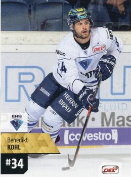 2017-18 Playercards (DEL) #DEL-065 Benedikt Kohl Front