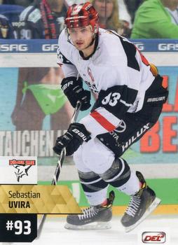 2017-18 Playercards (DEL) #DEL-100 Sebastian Uvira Front