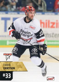 2017-18 Playercards (DEL) #DEL-103 Fredrik Eriksson Front