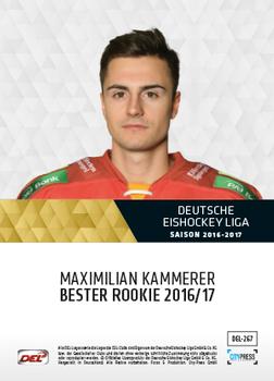 2017-18 Playercards (DEL) #DEL-267 Maximilian Kammerer Back
