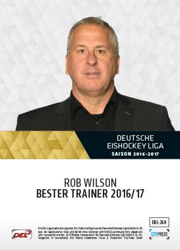 2017-18 Playercards (DEL) #DEL-268 Rob Wilson Back