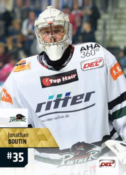 2017-18 Playercards (DEL) #DEL-312 Jonathan Boutin Front
