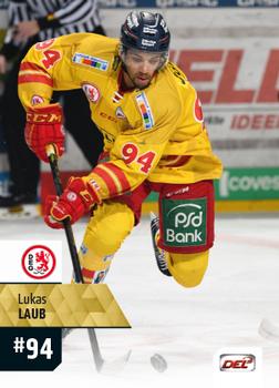 2017-18 Playercards (DEL) #DEL-346 Lukas Laub Front