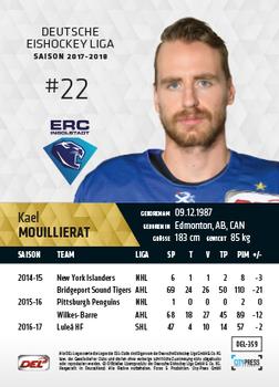 2017-18 Playercards (DEL) #DEL-359 Kael Mouillierat Back