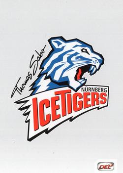 2017-18 Playercards (DEL) #DEL-456 Checkliste Thomas Sabo Ice Tigers Front