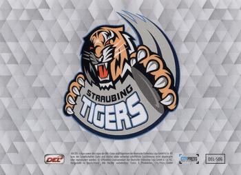 2017-18 Playercards (DEL) #DEL-506 Teamfoto Straubing Tigers Back