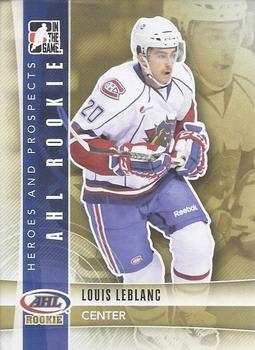 2011-12 In The Game Heroes & Prospects Update #205 Louis Leblanc Front