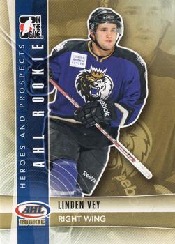 2011-12 In The Game Heroes & Prospects Update #207 Linden Vey Front