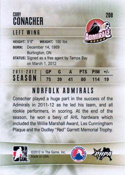 2011-12 In The Game Heroes & Prospects Update #208 Cory Conacher Back