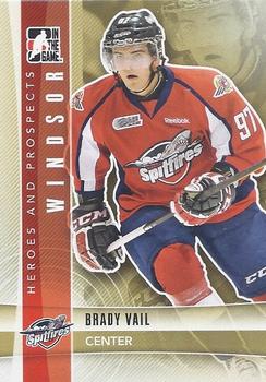 2011-12 In The Game Heroes & Prospects Update #227 Brady Vail Front