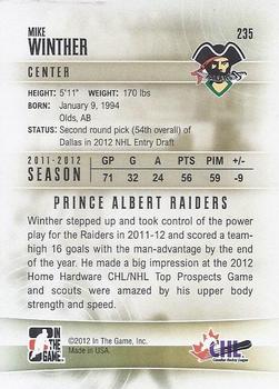 2011-12 In The Game Heroes & Prospects Update #235 Mike Winther Back