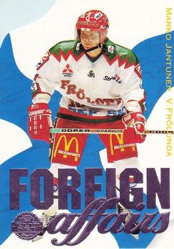 1994-95 Leaf Elit Set (Swedish) - Foreign Affairs #3 Marko Jantunen Front
