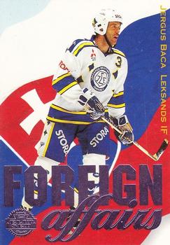 1994-95 Leaf Elit Set (Swedish) - Foreign Affairs #9 Jergus Baca Front
