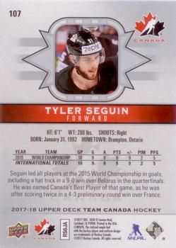 2017-18 Upper Deck Team Canada #107 Tyler Seguin Back