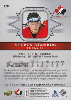 2017-18 Upper Deck Team Canada #120 Steven Stamkos Back