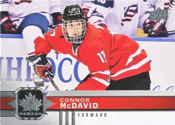 2017-18 Upper Deck Team Canada #128 Connor McDavid Front