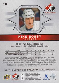 2017-18 Upper Deck Team Canada #132 Mike Bossy Back