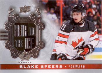 2017-18 Upper Deck Team Canada #157 Blake Speers Front