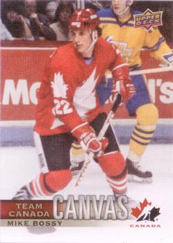 2017-18 Upper Deck Team Canada - Team Canada Canvas #TCC-32 Mike Bossy Front