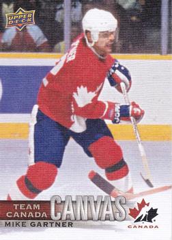 2017-18 Upper Deck Team Canada - Team Canada Canvas #TCC-44 Mike Gartner Front