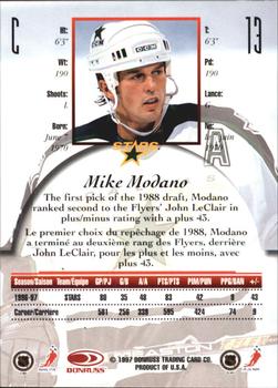 1997-98 Donruss Canadian Ice - Dominion Series Unnumbered #13 Mike Modano Back