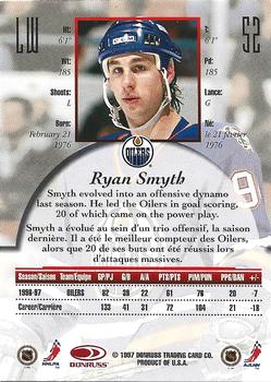1997-98 Donruss Canadian Ice - Dominion Series Unnumbered #52 Ryan Smyth Back