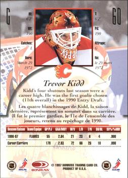 1997-98 Donruss Canadian Ice - Dominion Series Unnumbered #60 Trevor Kidd Back