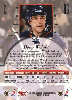 1997-98 Donruss Canadian Ice - Dominion Series Unnumbered #86 Doug Weight Back