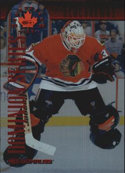1997-98 Donruss Canadian Ice - Dominion Series Unnumbered #101 Jeff Hackett Front