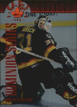 1997-98 Donruss Canadian Ice - Dominion Series Unnumbered #109 Corey Hirsch Front