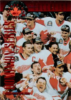 1997-98 Donruss Canadian Ice - Dominion Series Unnumbered #150 Stanley Cup Team Picture Front