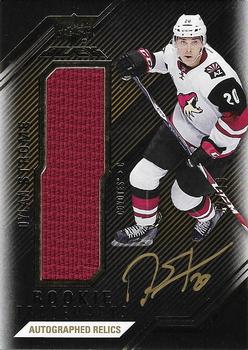 2016-17 Upper Deck Black - Rookie Trademarks Relics Auto #RTR-DS Dylan Strome Front