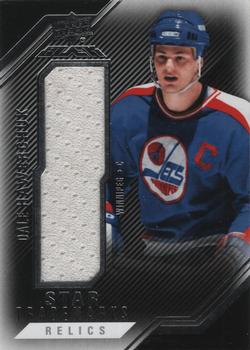 2016-17 Upper Deck Black - Star Trademarks Relics #TR-DH Dale Hawerchuk Front